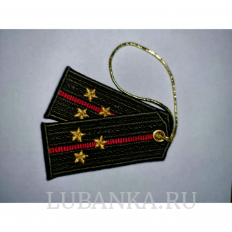 Брелок вышитый «Погон старшего лейтенанта», общевойсковой