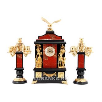 Часы настольные «Охота»